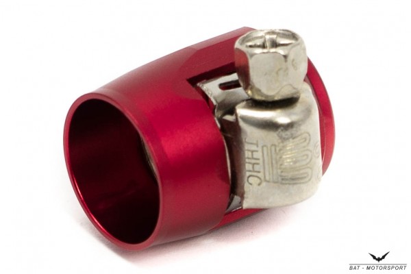 Schlauchschelle 14-15mm Rot Eloxiert (für Dash 6 NBR Schlauch)
